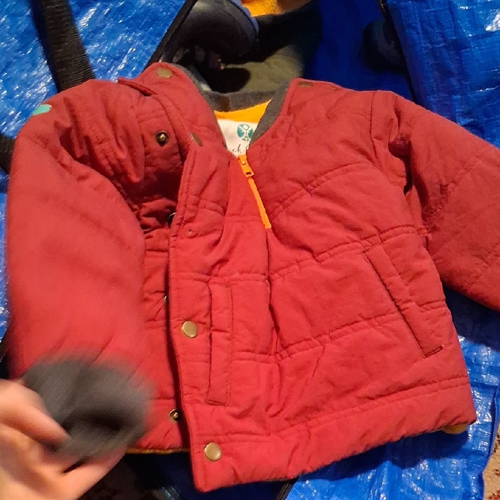 Red Car Seat Coat